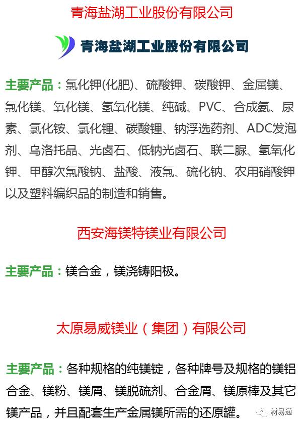 镁上市公司，投资与研究指南全解析